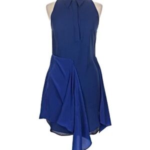 Philip Lim Blue Sleeveless Dress 100% silk 6